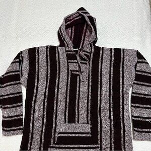 VEL-MEX Mexican Southwestern BAJA Surf Hoodie Size XXL